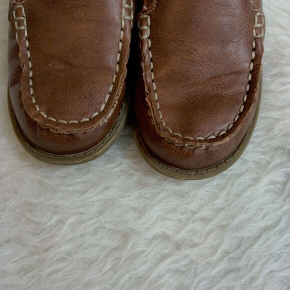 Boys Size 11 M Brown Slip-on Shoes Comfort Church School - Picture 4 of 7